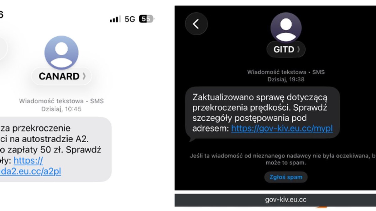 SMS о штрафе за скорость на A2 — мошенничество: GITD не присылает ссылки на оплату