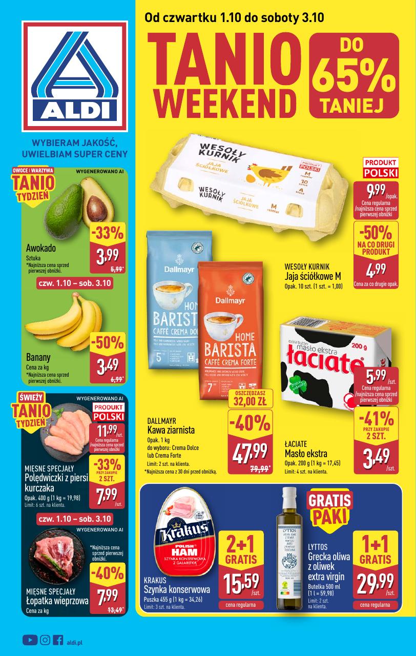 Gazetka Aldi 01.10-03.10
