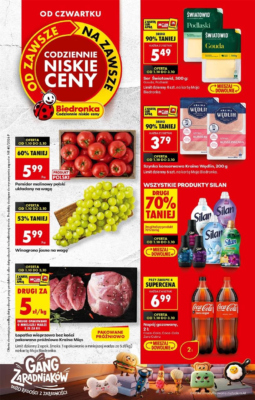 Gazetka Biedronka 01.10-07.10