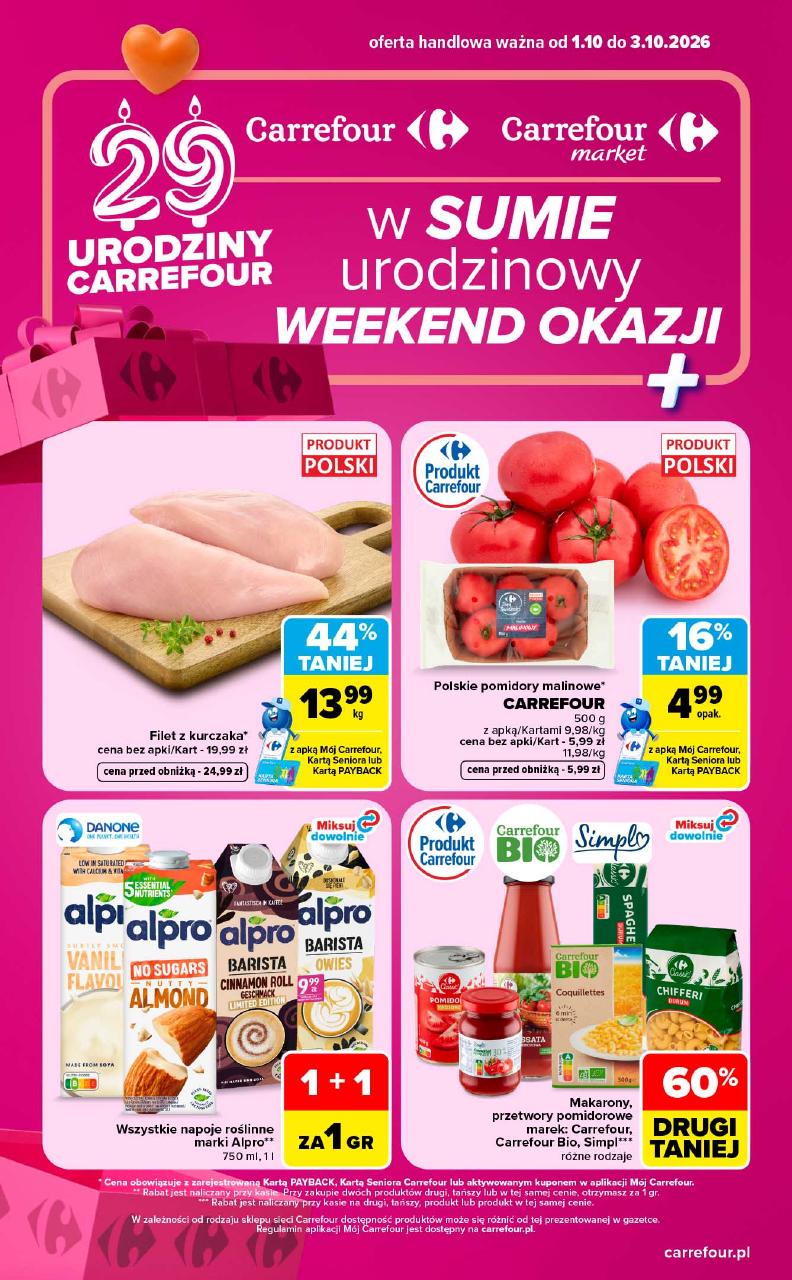 Gazetka Carrefour 01.10-03.10