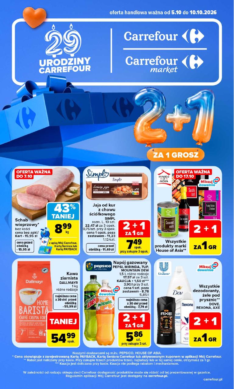 Gazetka Carrefour 05.10-10.10