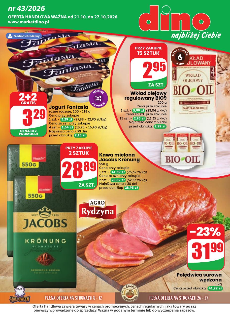 Gazetka Dino 21.10-27.10