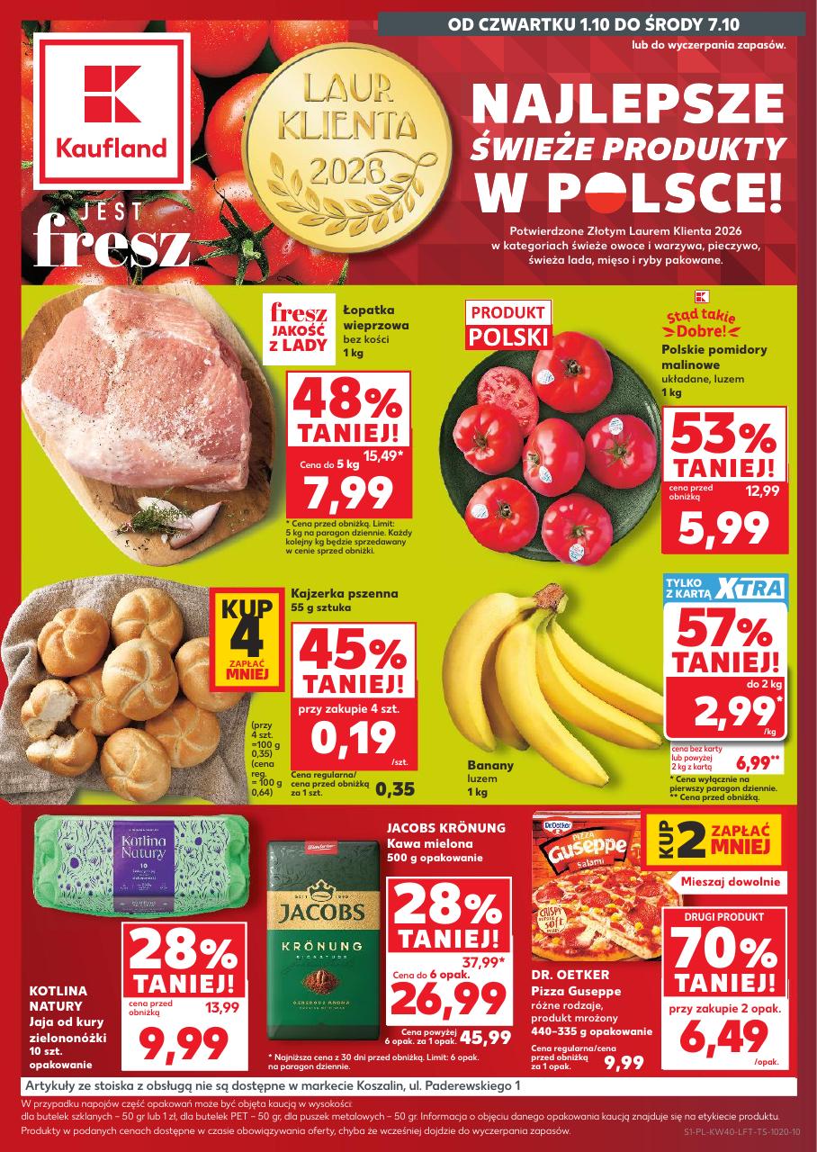 Gazetka Kaufland 01.10-07.10