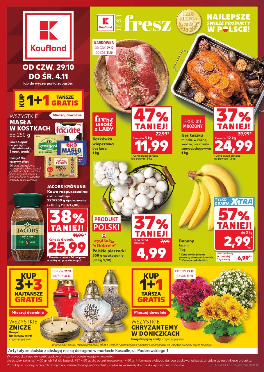 Gazetka Kaufland 29.10-04.11