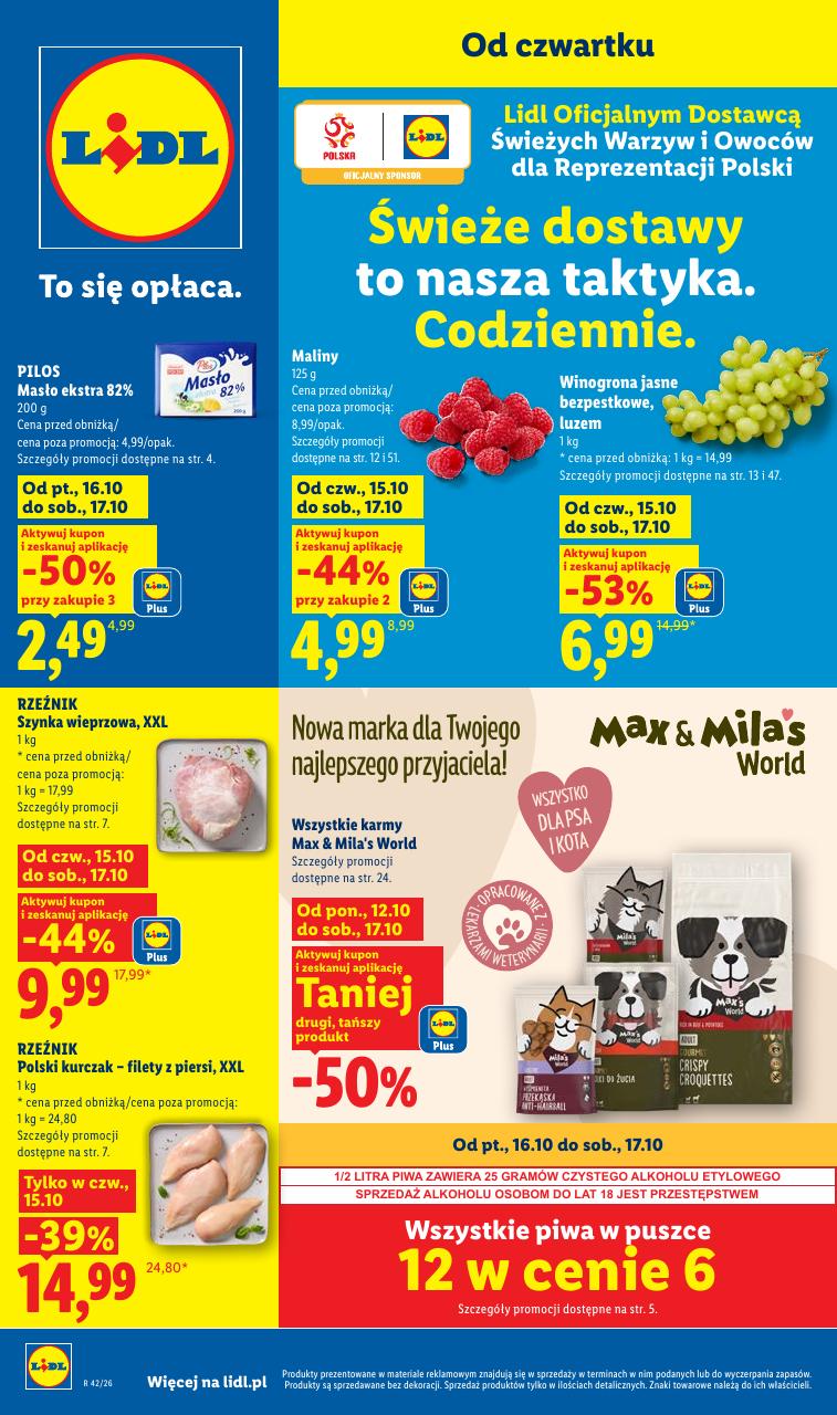 Gazetka Lidl 15.10-21.10