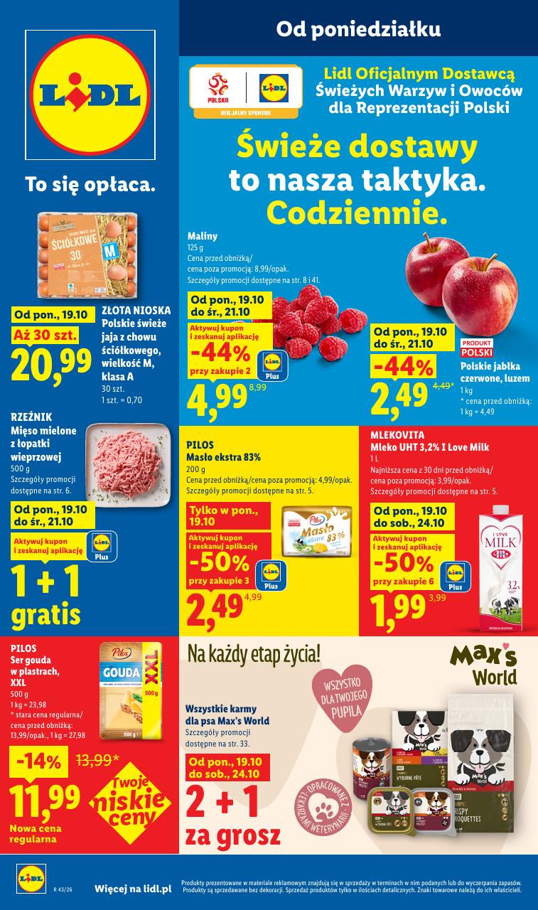 Gazetka Lidl 19.10-24.10