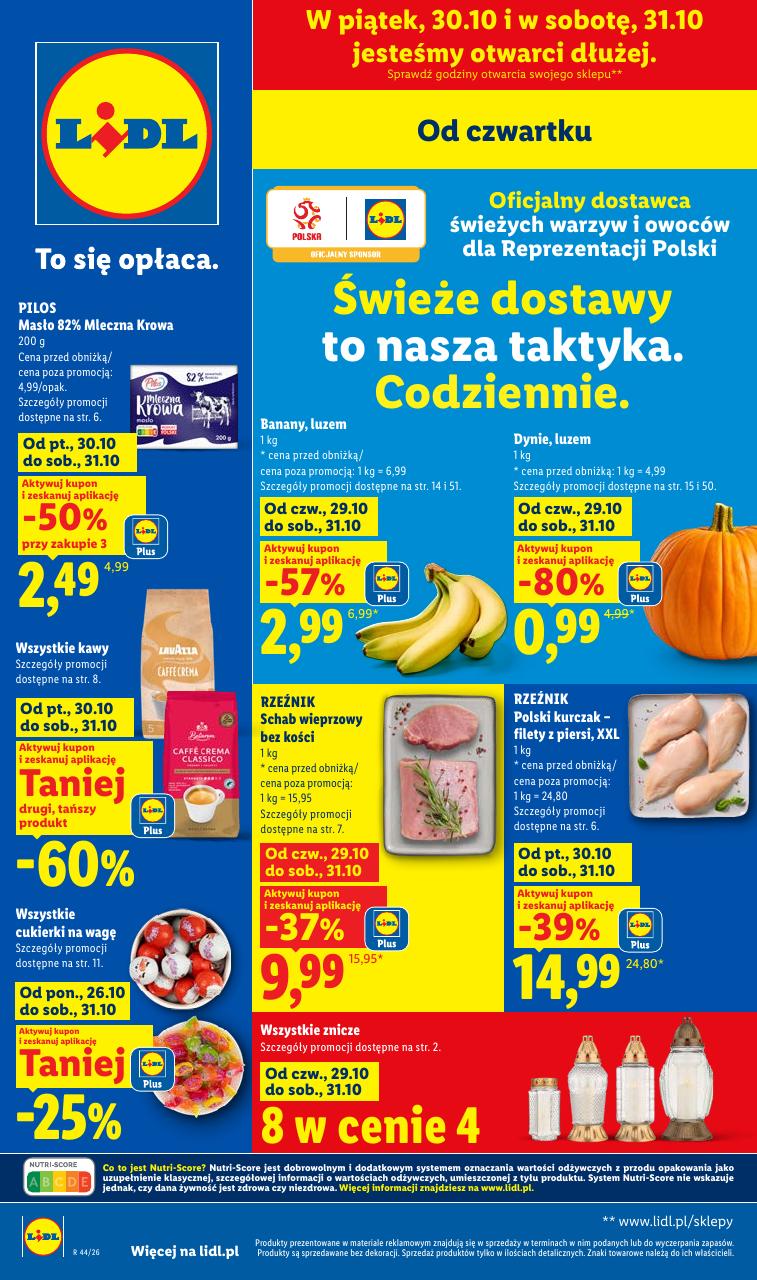 Gazetka Lidl 29.10-04.11