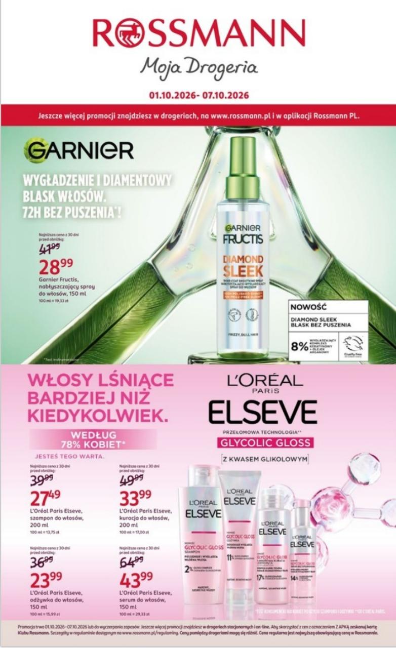 Gazetka Rossmann 01.10-07.10