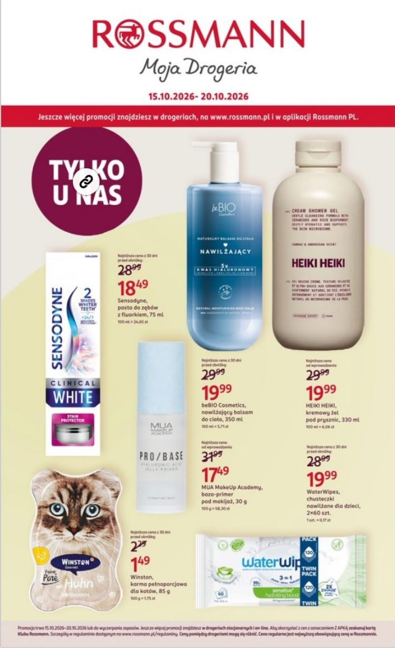 Gazetka Rossmann 15.10-21.10