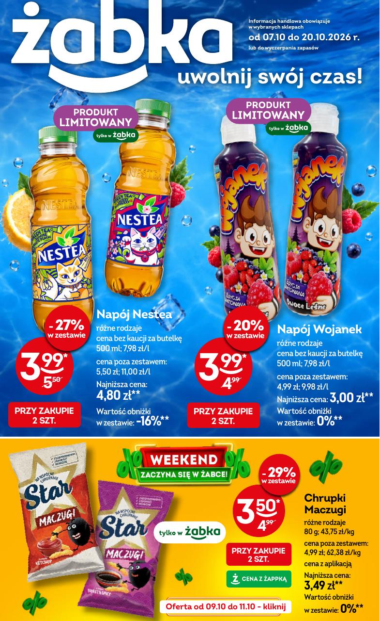 Gazetka Żabka 07.10-20.10